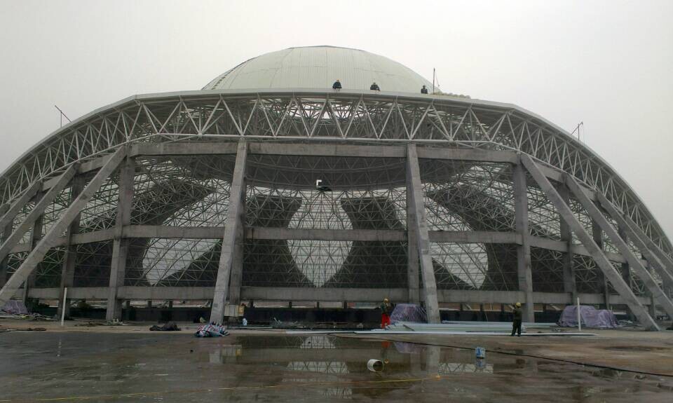 淮北温泉馆网架工程